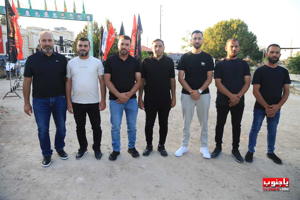 طيردبا مراسم رفع الراية الحسينية في باحة روضة الش@داء 