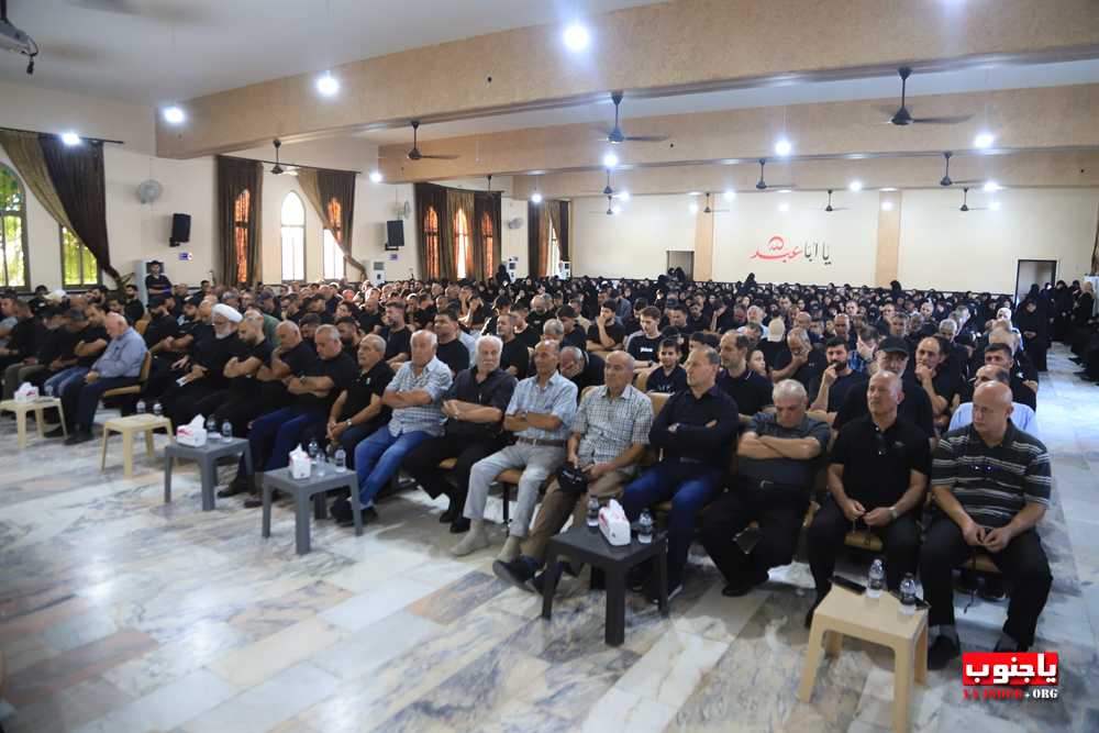 بالصور إحياء اليوم الاول المجلس العاشورائي في بلدة طيردبا الجنوبية 