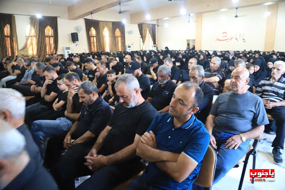 بالصور إحياء اليوم الاول المجلس العاشورائي في بلدة طيردبا الجنوبية 