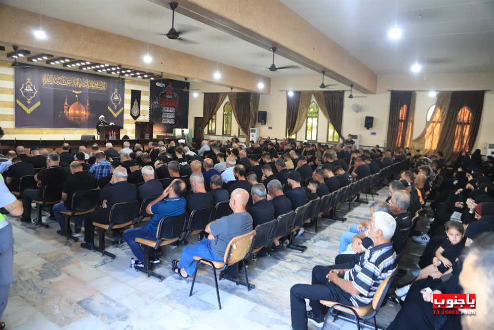 بالصور إحياء اليوم الاول المجلس العاشورائي في بلدة طيردبا الجنوبية 
