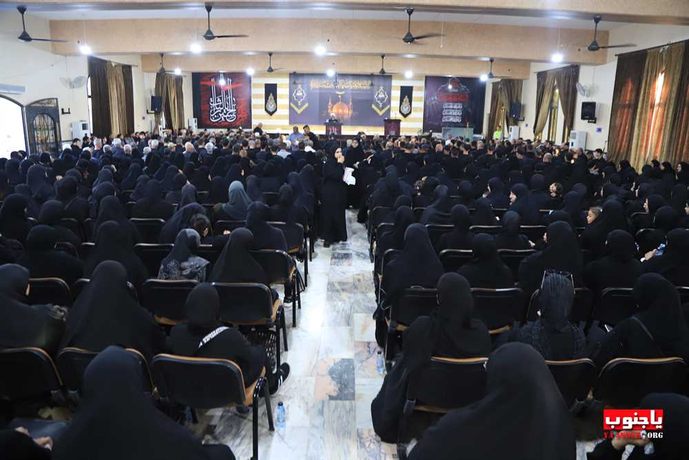 طيردبا : بالصور احياء اليوم الرابع المجلس العاشورائي في حسينية السيدة زينب ع 