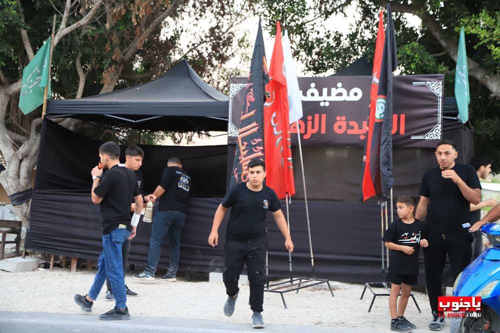 طيردبا : احياء اليوم الرابع من عاشوراء _ لقطات مختلفة للمضائف 