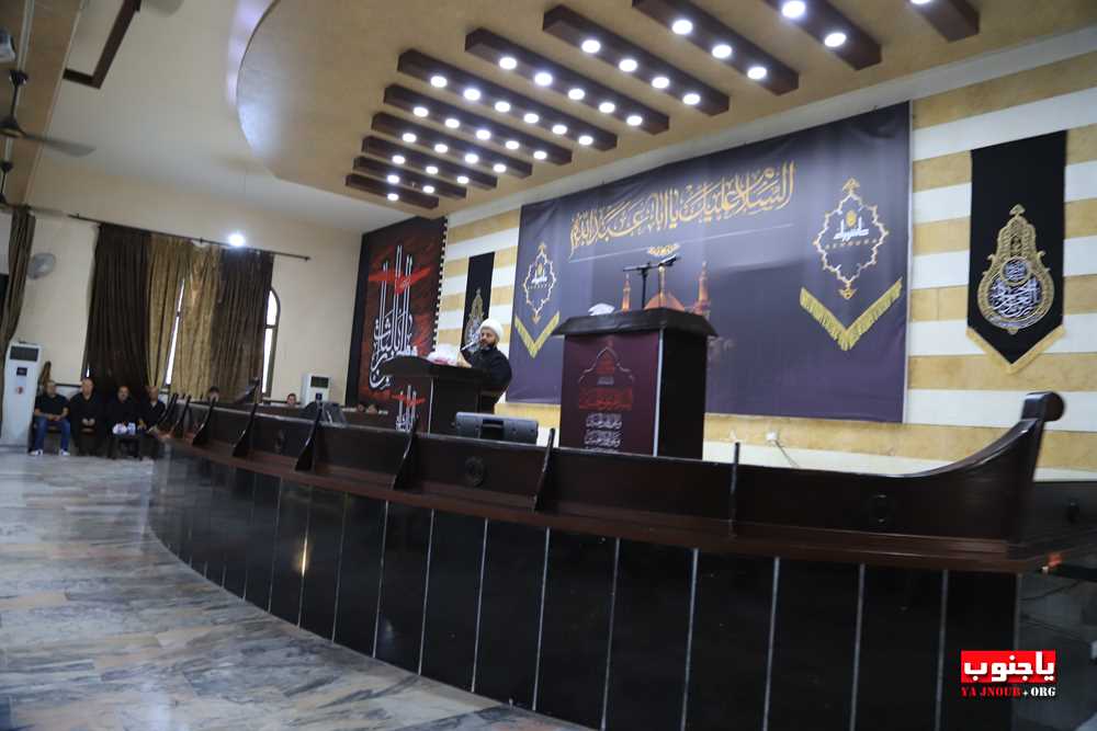 طيردبا : احياء اليوم السادس المجلس العاشورائي في حسينية السيدة زينب ع 