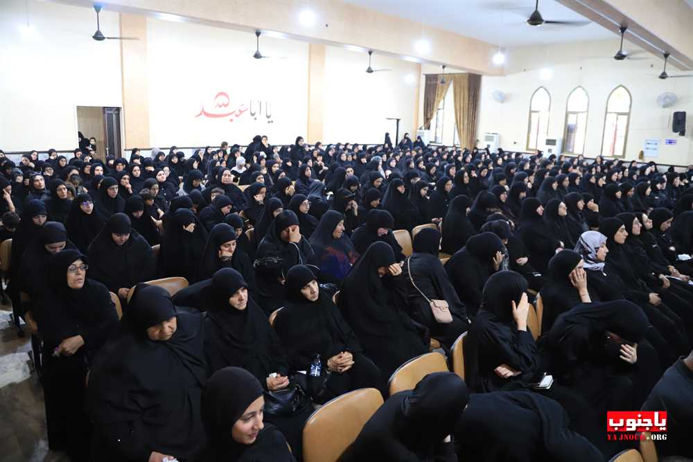 طيردبا : احياء اليوم السادس المجلس العاشورائي في حسينية السيدة زينب ع 