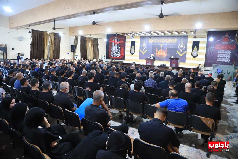 طيردبا : احياء اليوم السادس المجلس العاشورائي في حسينية السيدة زينب ع 