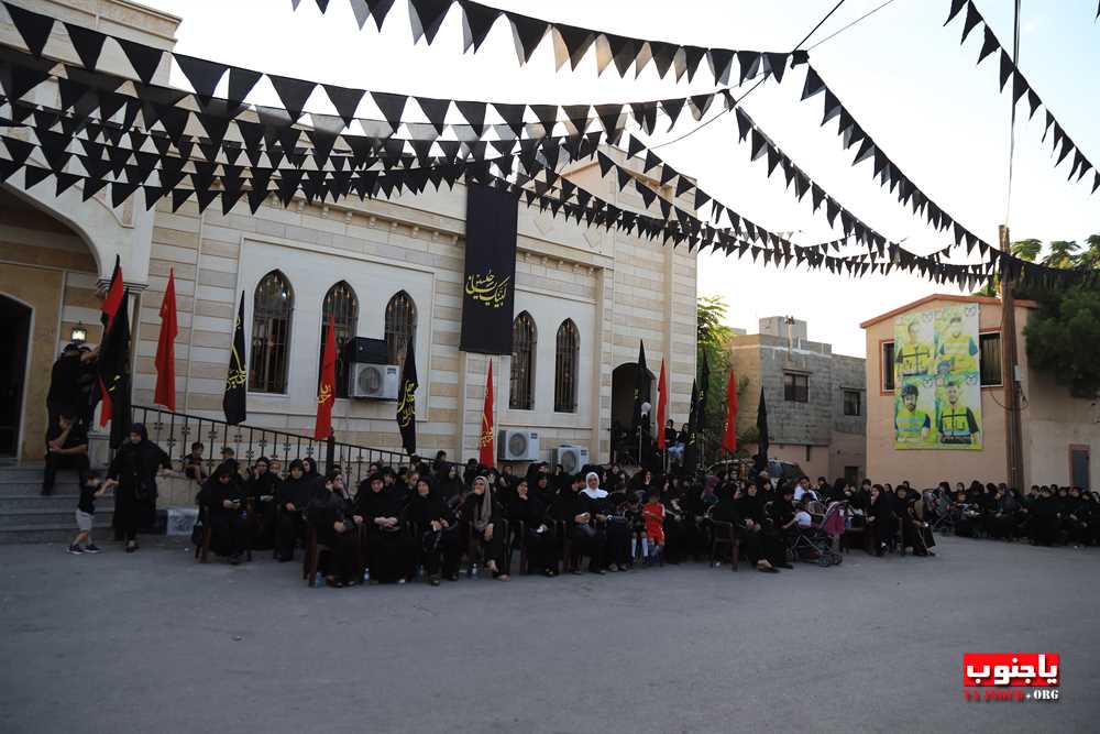 طيردبا : احياء اليوم السادس المجلس العاشورائي في حسينية السيدة زينب ع 