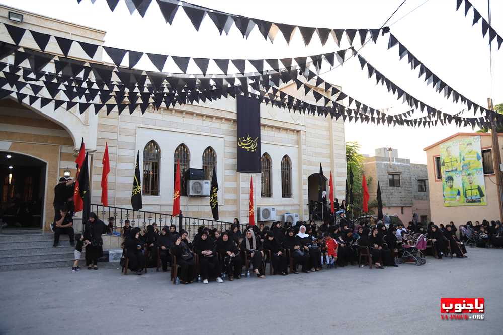 طيردبا : احياء اليوم السادس المجلس العاشورائي في حسينية السيدة زينب ع 