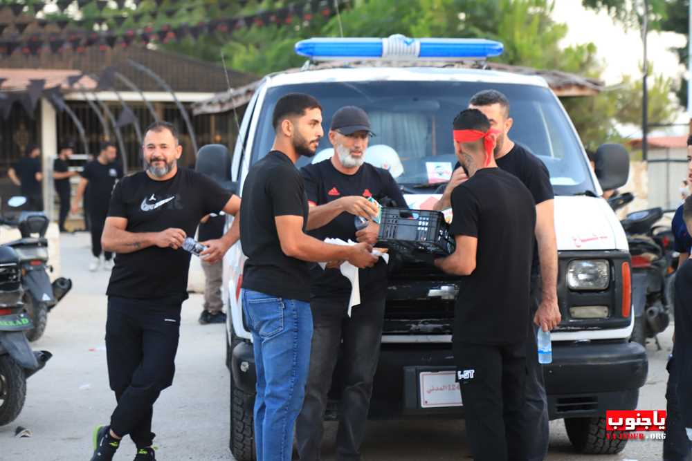 طيردبا : احياء اليوم السادس من عاشوراء _ جولة على المضائف 