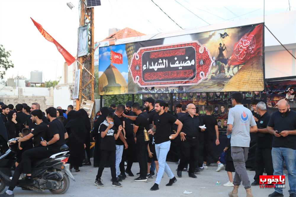 طيردبا : احياء اليوم السادس من عاشوراء _ جولة على المضائف 