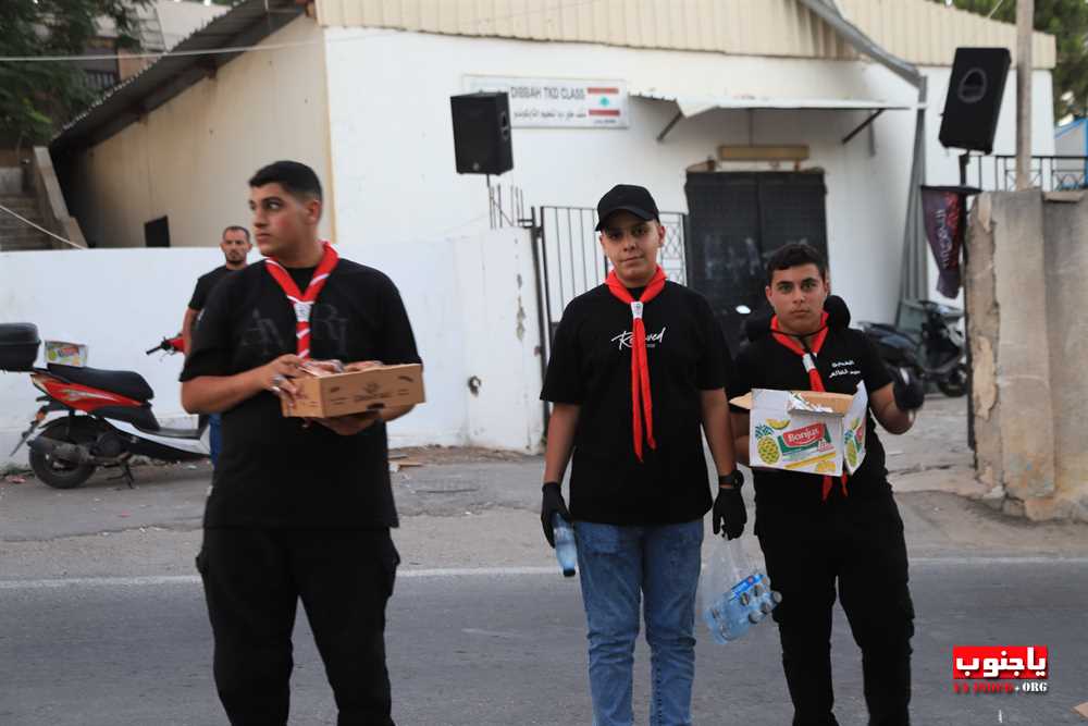 طيردبا : احياء اليوم السادس من عاشوراء _ جولة على المضائف 