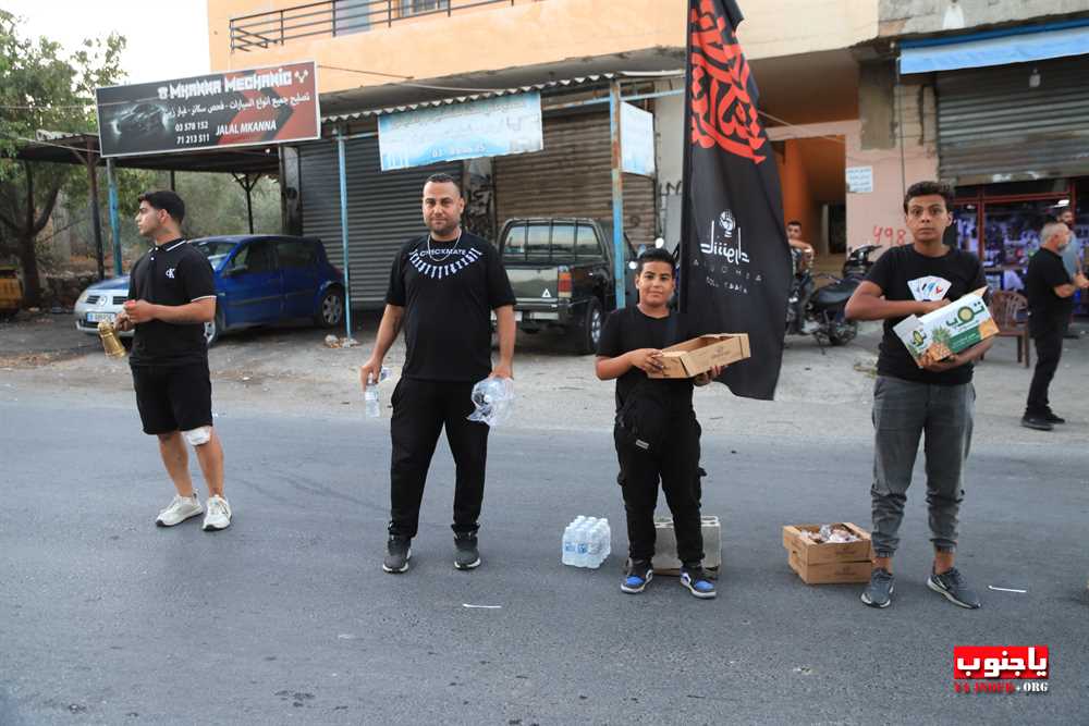 طيردبا : احياء اليوم السادس من عاشوراء _ جولة على المضائف 