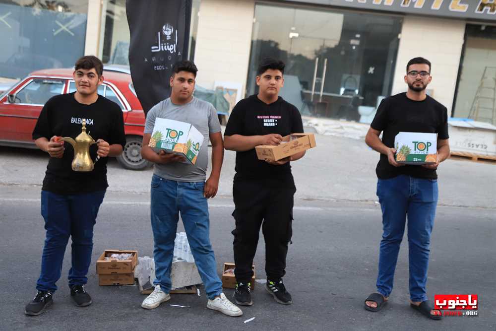 طيردبا : احياء اليوم السادس من عاشوراء _ جولة على المضائف 