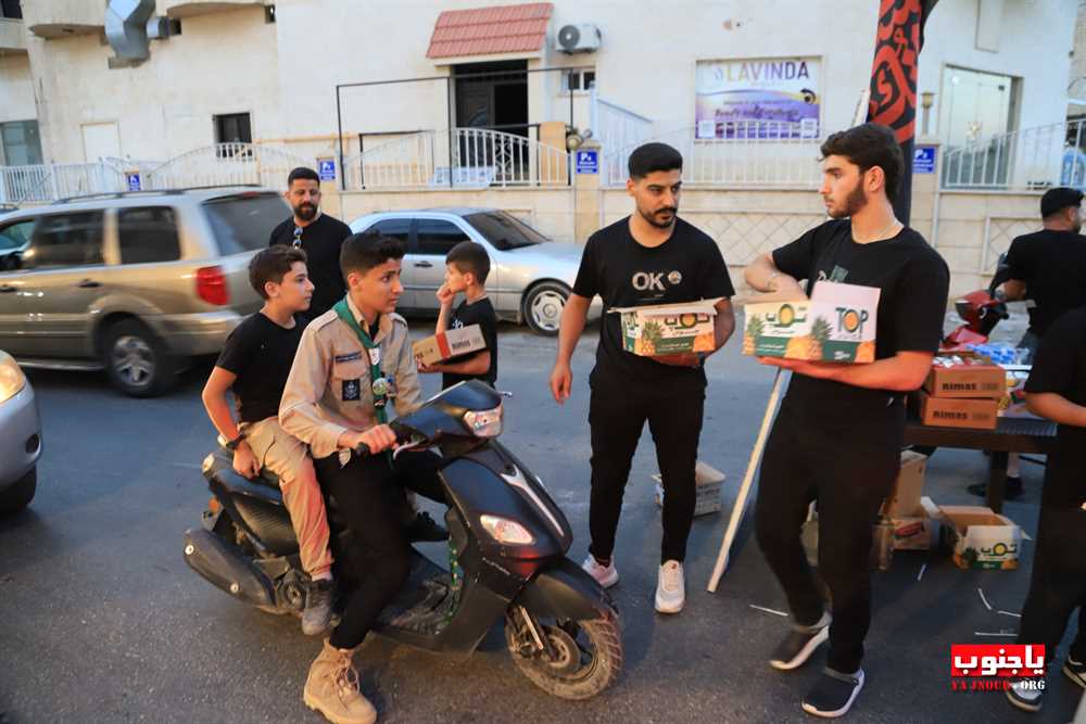 طيردبا : احياء اليوم السادس من عاشوراء _ جولة على المضائف 