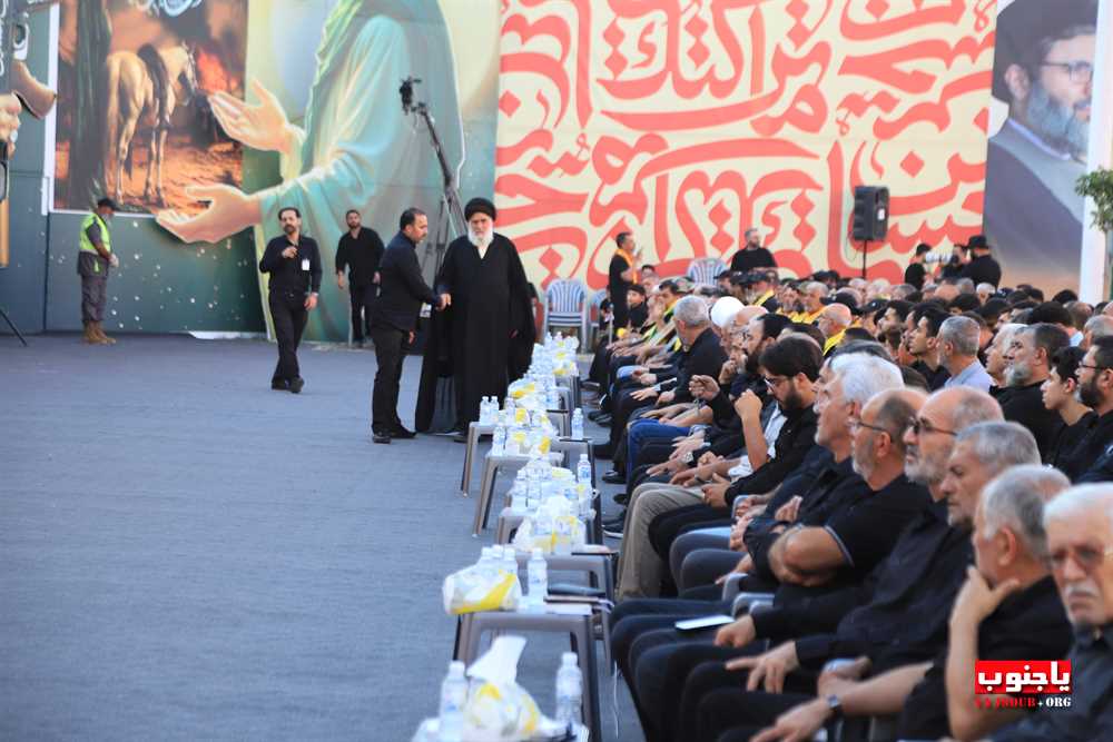  عاشوراء : مدينة صور المجلس العاشورائي اليوم الثامن 