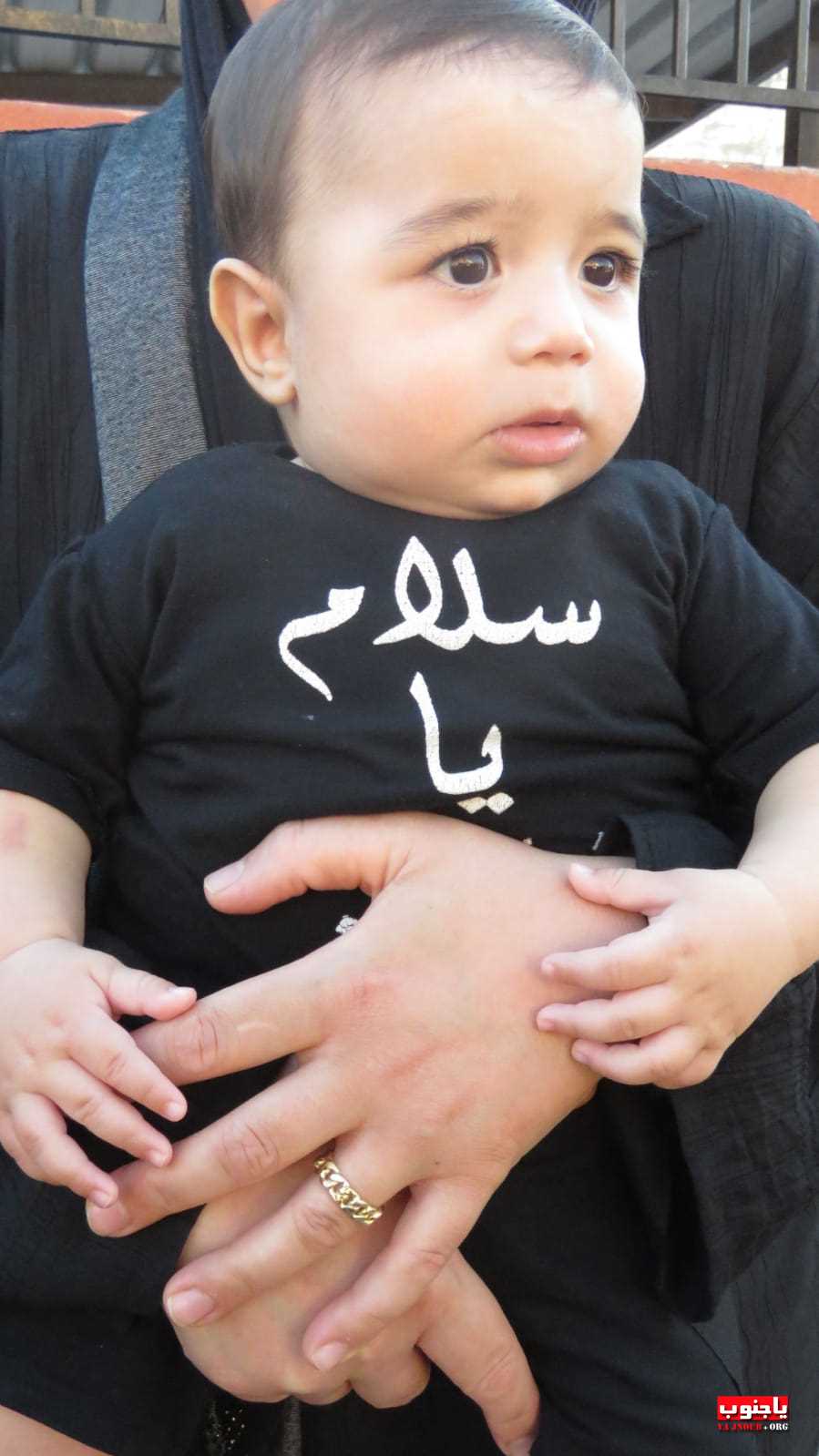 لقطات مصورة من المسيرة العاشورائية والولائية لأبا عبدالله الحسين عليه السلام في بلدة عدلون الجنوبية