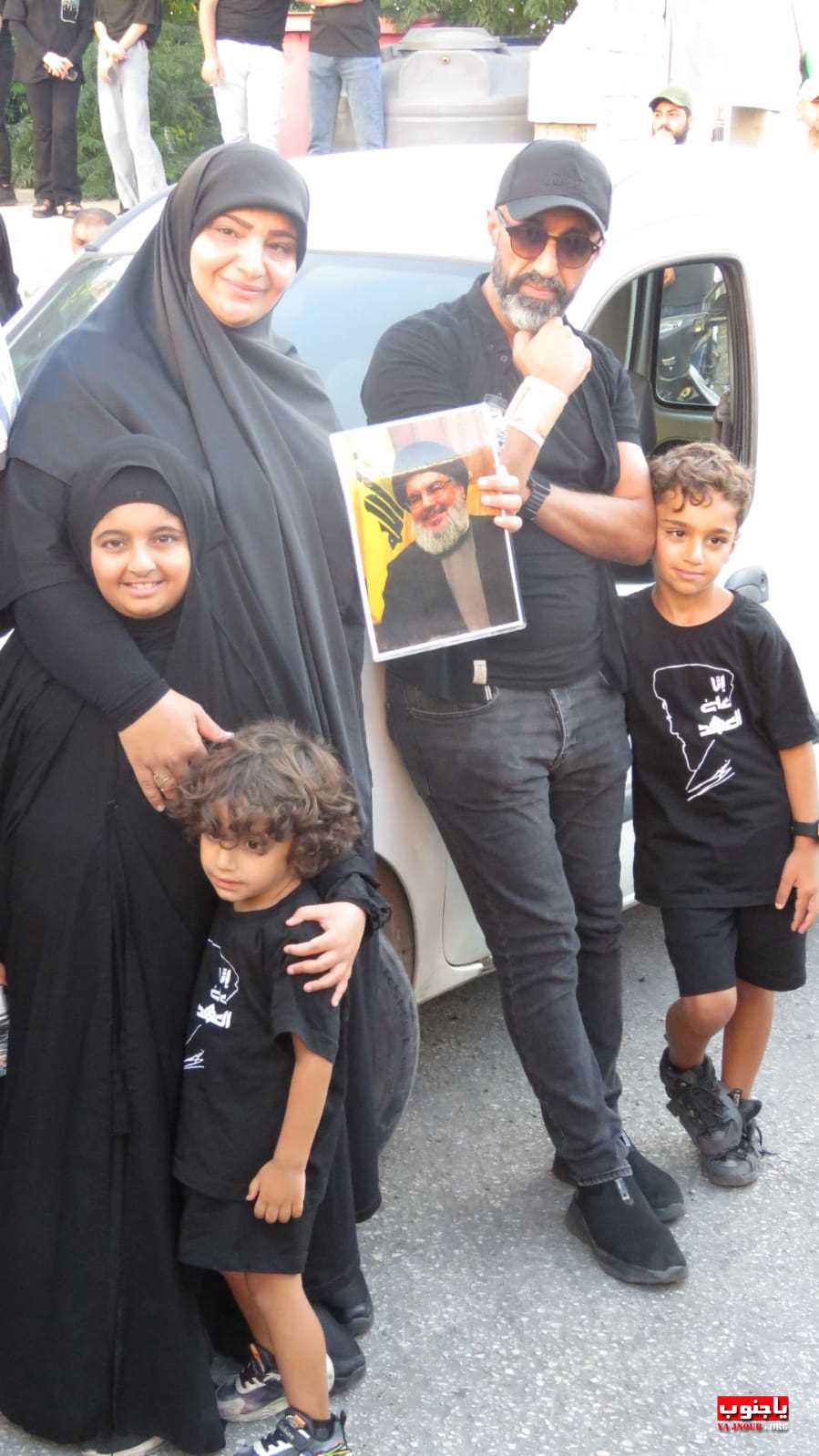 لقطات مصورة من المسيرة العاشورائية والولائية لأبا عبدالله الحسين عليه السلام في بلدة عدلون الجنوبية