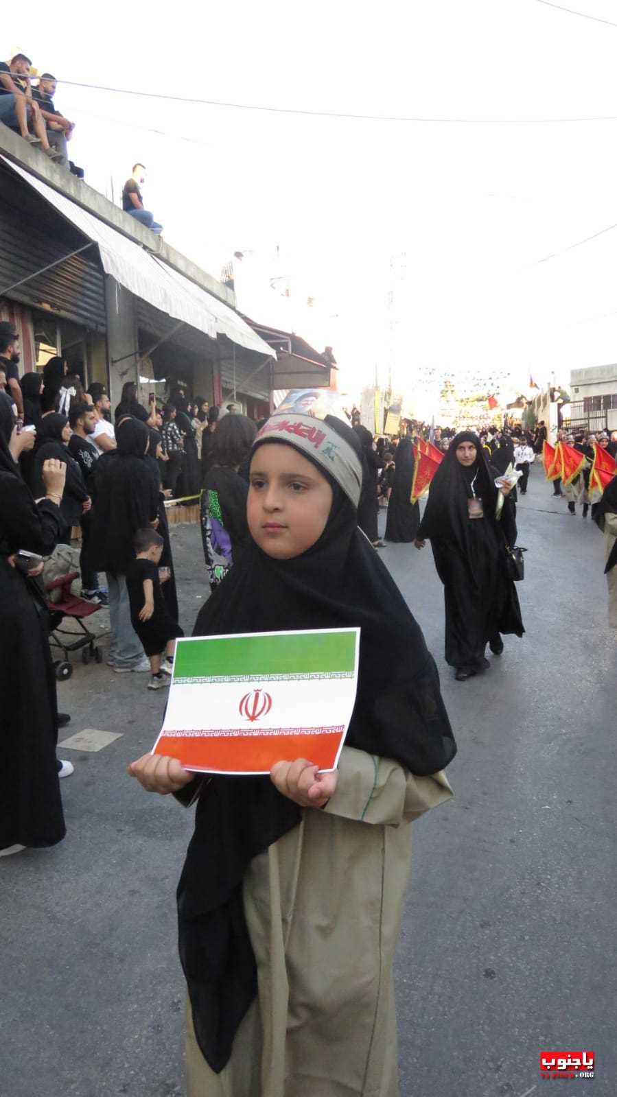 لقطات مصورة من المسيرة العاشورائية والولائية لأبا عبدالله الحسين عليه السلام في بلدة عدلون الجنوبية