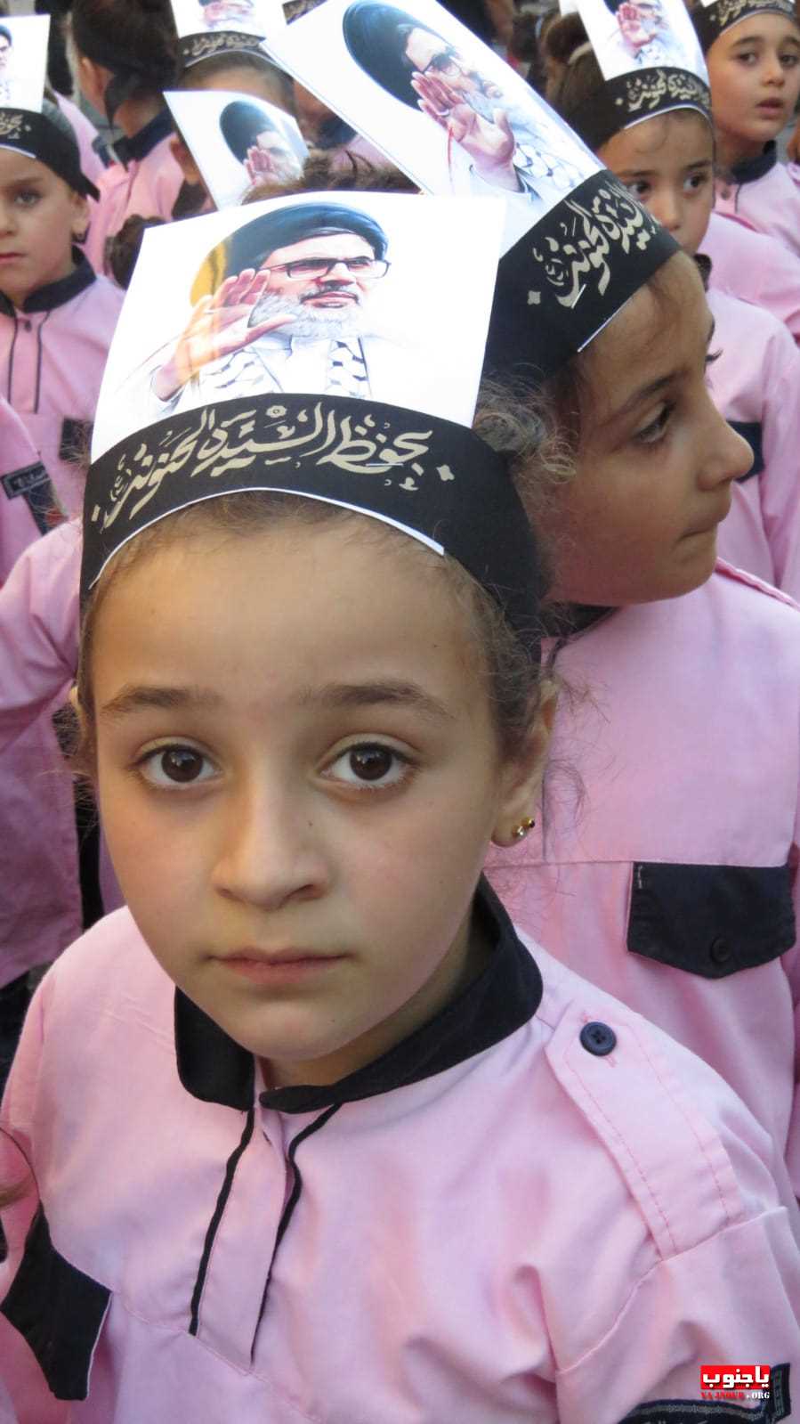 لقطات مصورة من المسيرة العاشورائية والولائية لأبا عبدالله الحسين عليه السلام في بلدة عدلون الجنوبية