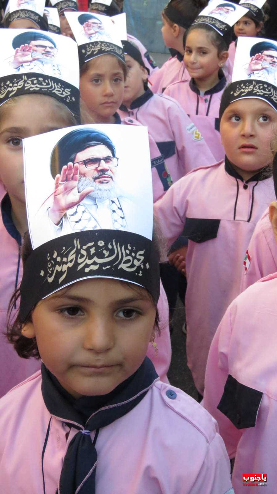 لقطات مصورة من المسيرة العاشورائية والولائية لأبا عبدالله الحسين عليه السلام في بلدة عدلون الجنوبية