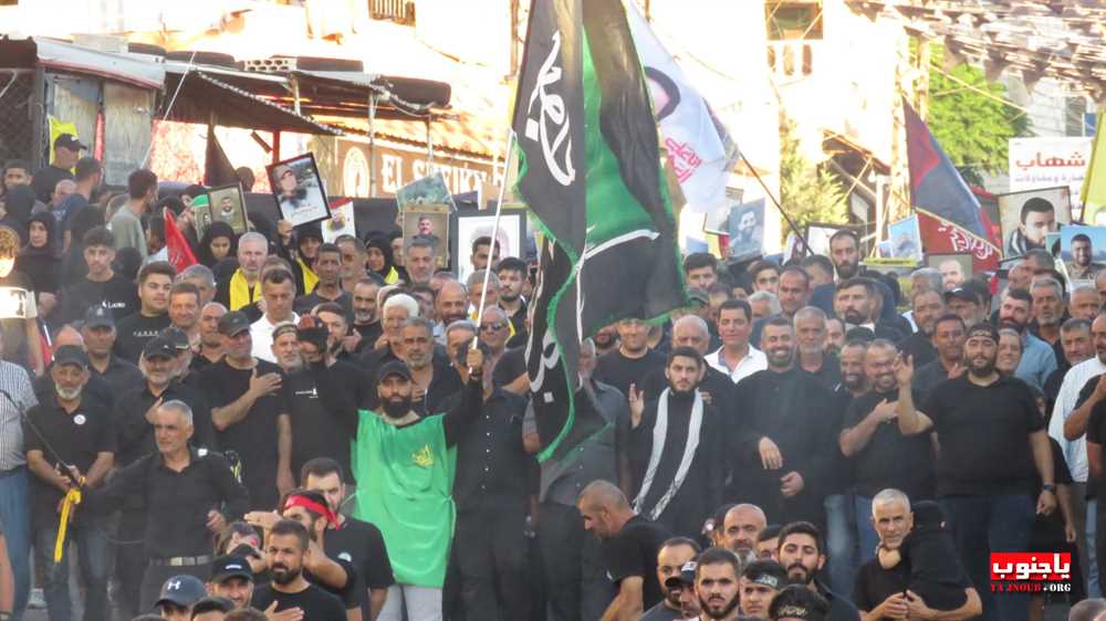 لقطات مصورة من المسيرة العاشورائية والولائية لأبا عبدالله الحسين عليه السلام في بلدة عدلون الجنوبية