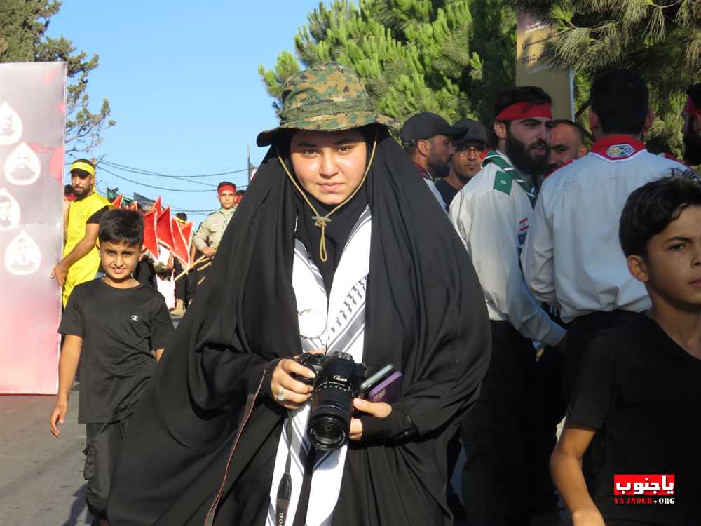 لقطات مصورة من المسيرة العاشورائية والولائية لأبا عبدالله الحسين عليه السلام في بلدة عدلون الجنوبية