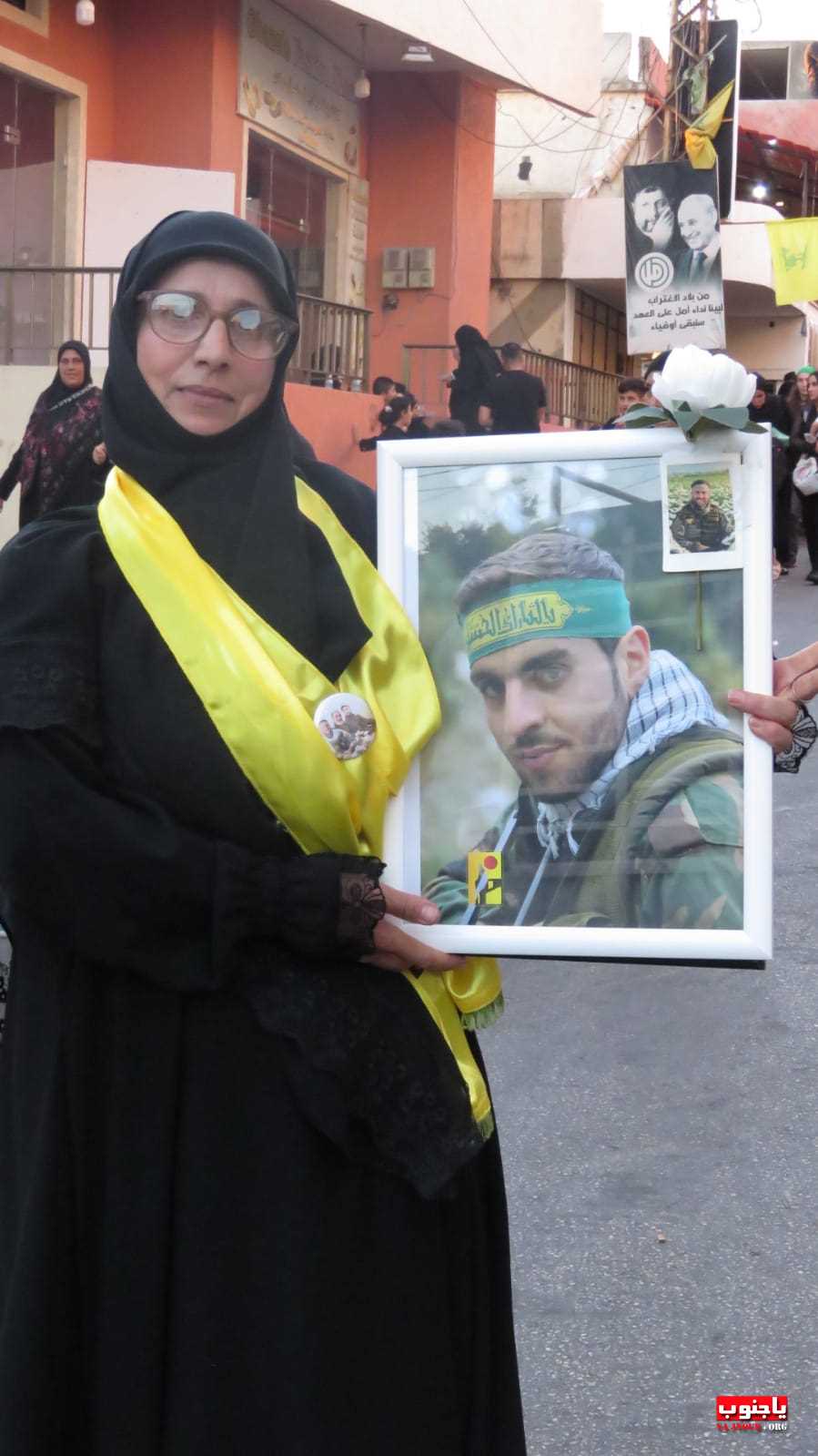لقطات مصورة من المسيرة العاشورائية والولائية لأبا عبدالله الحسين عليه السلام في بلدة عدلون الجنوبية