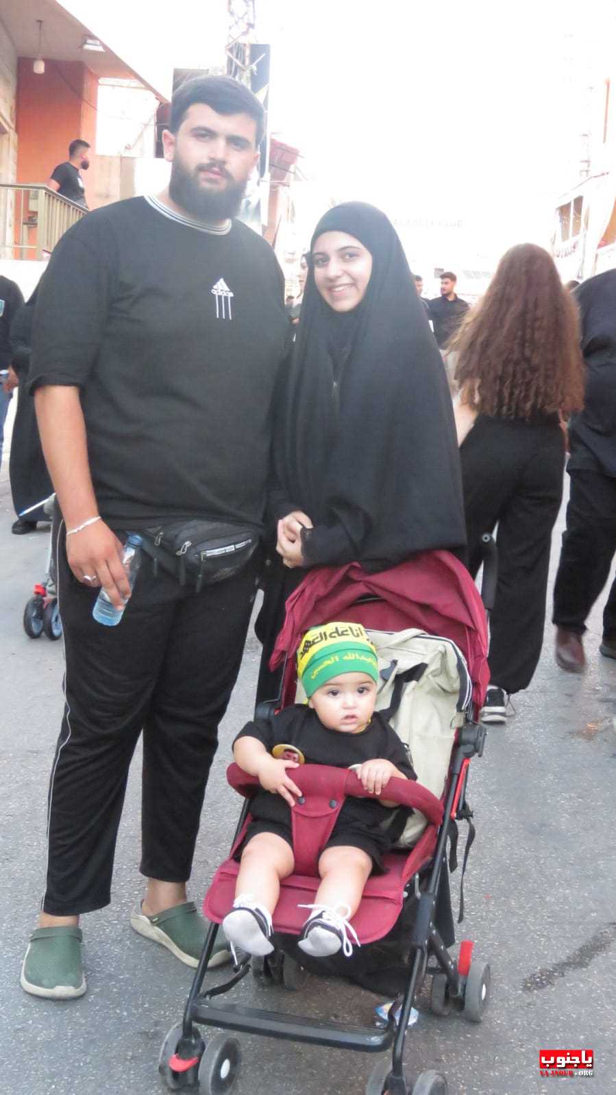 لقطات مصورة من المسيرة العاشورائية والولائية لأبا عبدالله الحسين عليه السلام في بلدة عدلون الجنوبية